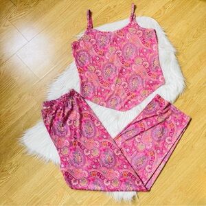 REQUEST | Vintage Pink Paisley Lounge Set Size Large